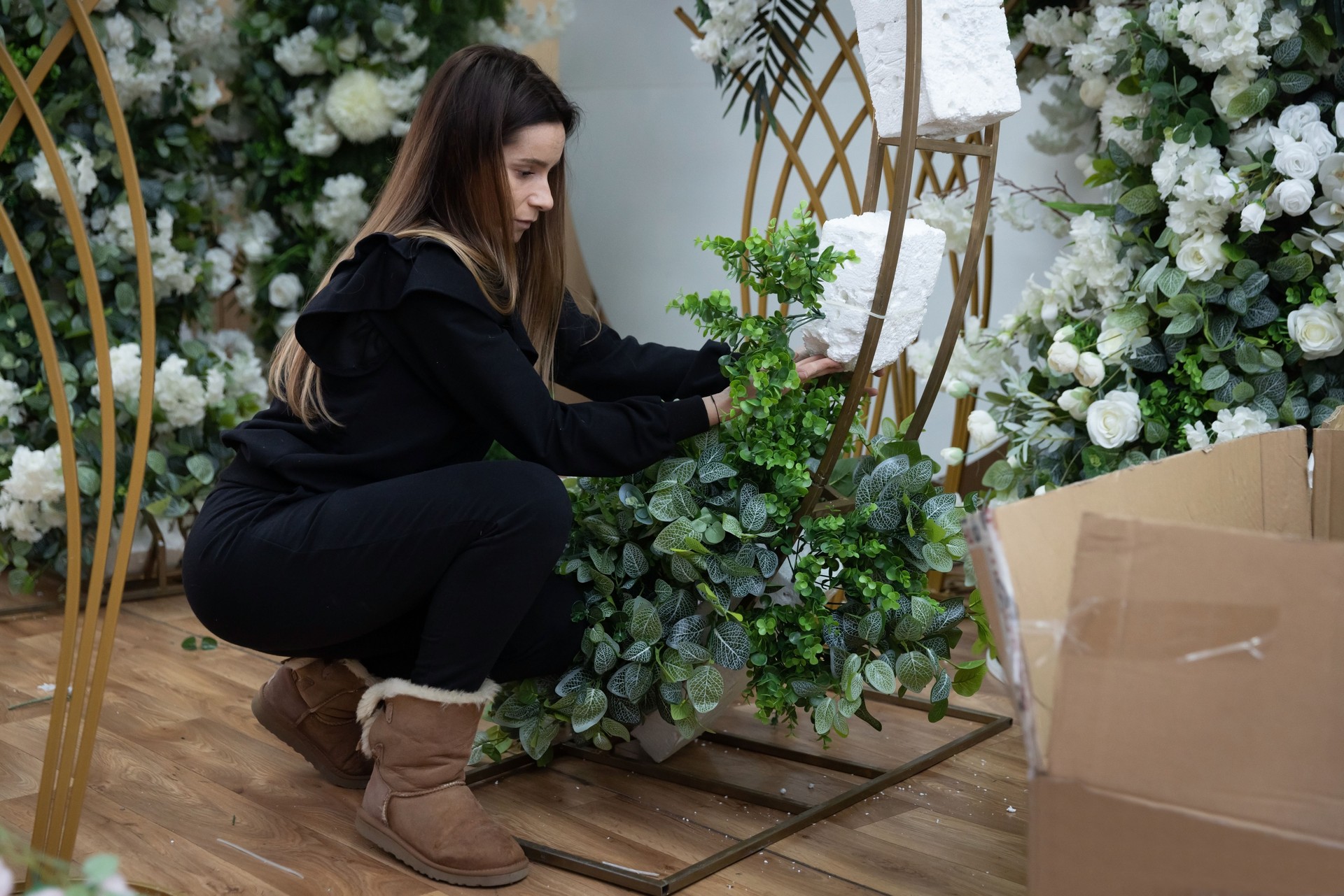 Flower decoration atelier